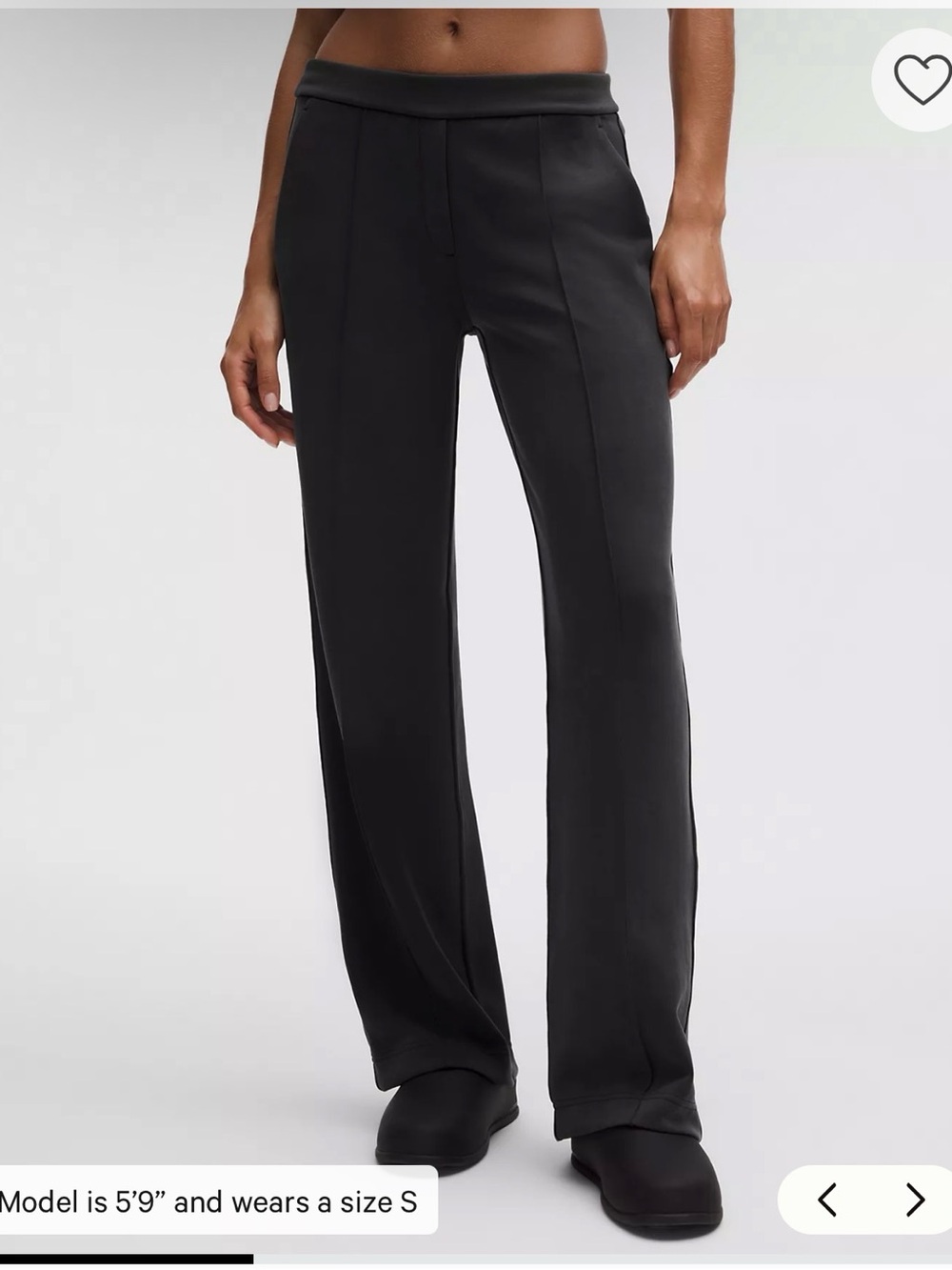 NWT Lululemon Softstreme Pintuck Pant